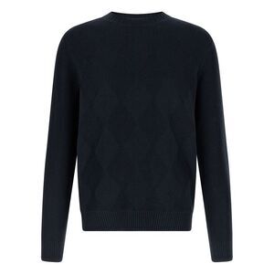 Ballantyne Men Diamond Intarsia Sweater